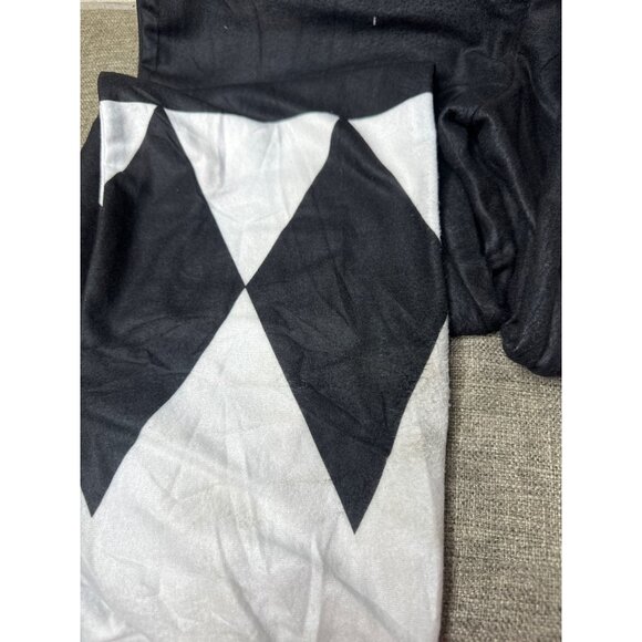 Mighty Morphin Power Rangers Small Black & White Hooded Jumpsuit Costume - Picture 5 of 10